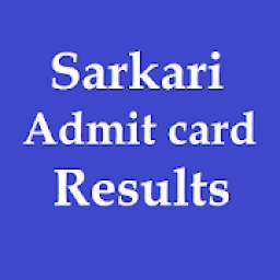 Sarkari Admit card Results