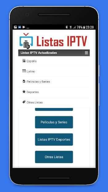 Listas IPTV * Actualizadas * Gratis 7 تصوير الشاشة