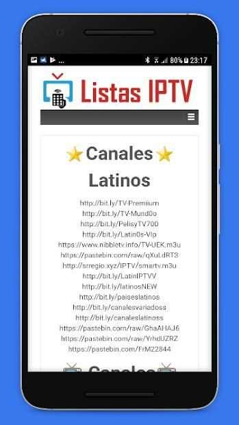 Listas IPTV * Actualizadas * Gratis 4 تصوير الشاشة