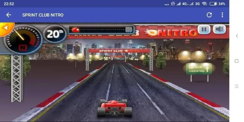 Sprint Club Nitro Walkthrough