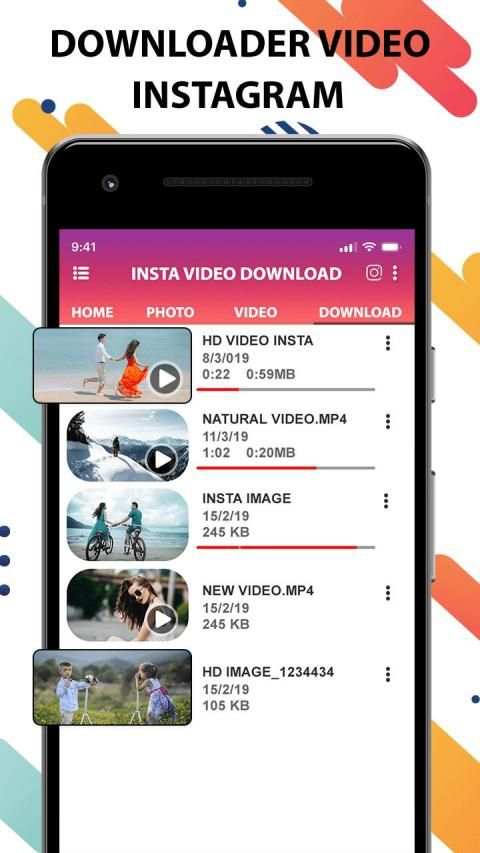 Video downloader for Instagram-fast save,quicksave screenshot 1