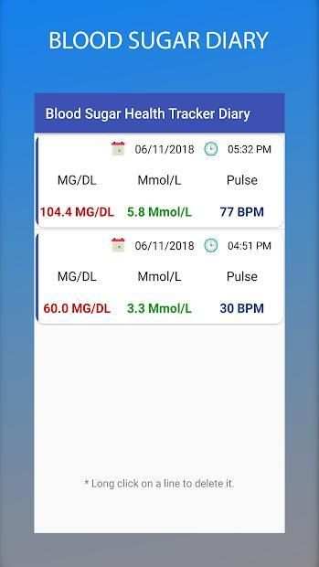 Blood Sugar Diary screenshot 2