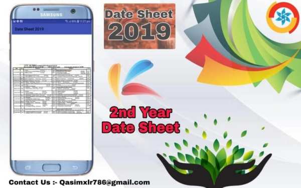 All Class Date Sheet 2019 screenshot 1