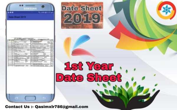 All Class Date Sheet 2019 screenshot 2