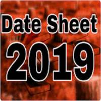 All Class Date Sheet 2019