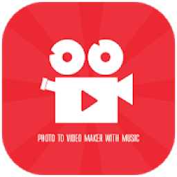 Photo to video maker with music icon