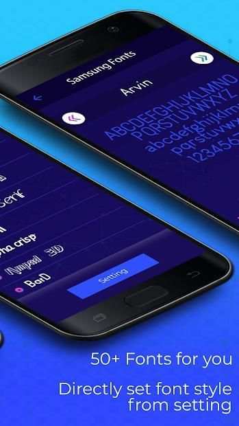 100 Samsung Galaxy Font Style screenshot 2