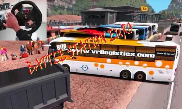 Simulator Bus Canter:battle Hill screenshot 3
