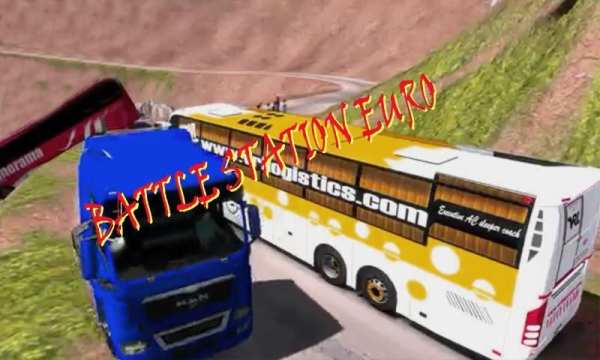 Simulator Bus Canter:battle Hill screenshot 1