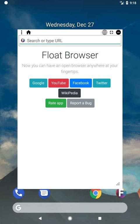 Cameleon - Privacy Ad Blocker and Float Browser स्क्रीनशॉट 2