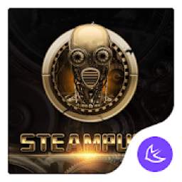 Golden SteamPunk - APUS Launcher theme