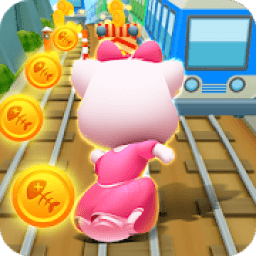 Subway Cat Princess - Endless Run icon
