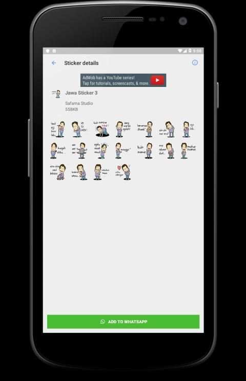 Jawa Sticker (WAStcikerApps) скриншот 1