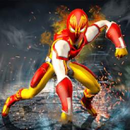 Flame Hero Flying Superhero City Rescue Mission