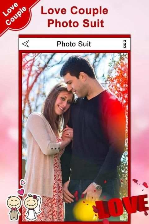 Love Couple Photo Suit : Valentine Romantic Couple screenshot 2
