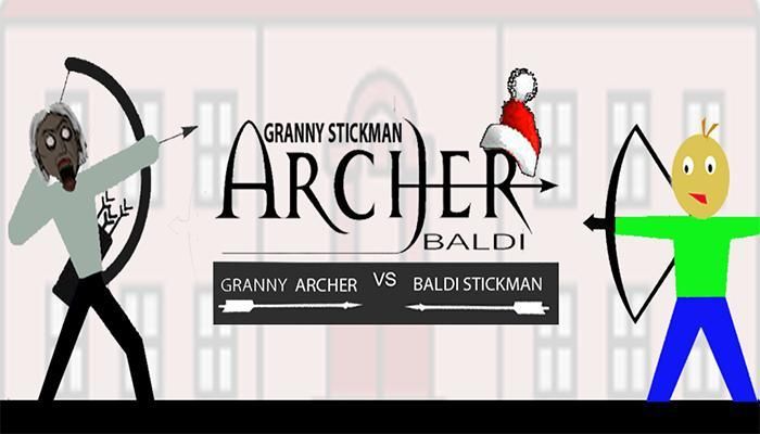 Granny Archer vs Stickman baldi screenshot 2