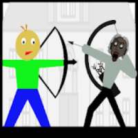 Granny Archer vs Stickman baldi