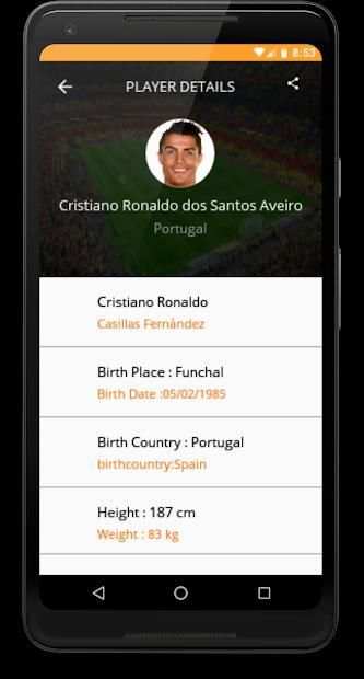LiveScore : Soccer 2018 screenshot 1