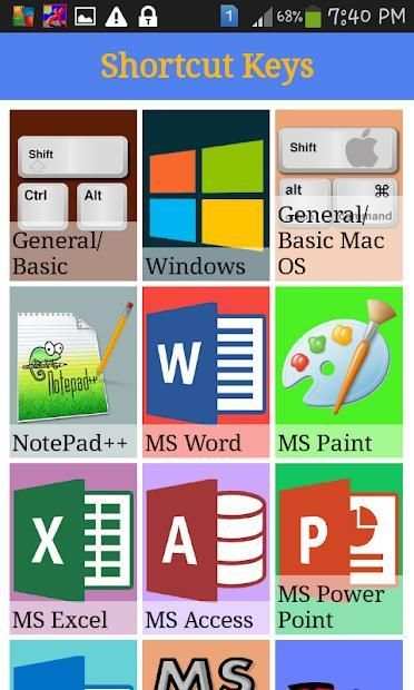Computer Shortcut Keys screenshot 5
