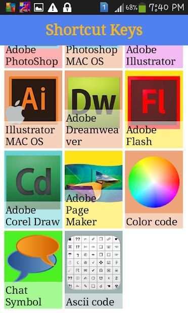 Computer Shortcut Keys screenshot 3