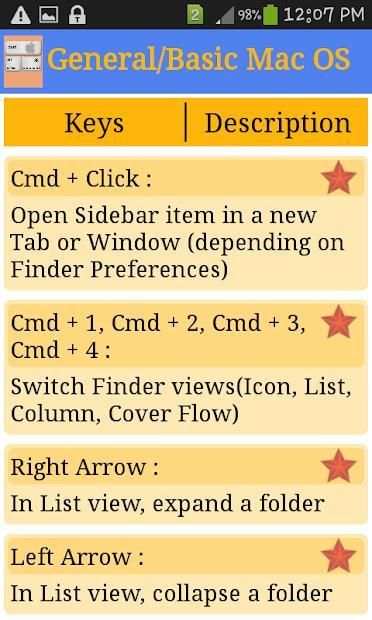 Computer Shortcut Keys screenshot 1