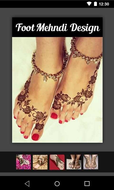 Foot Mehndi Design скриншот 3