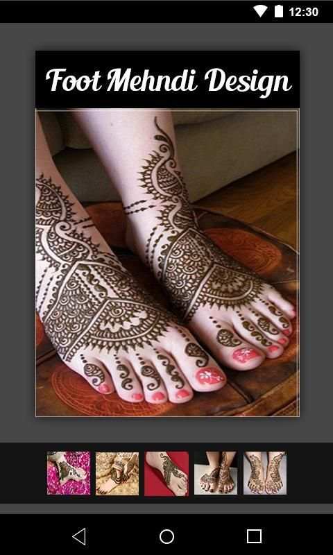 Foot Mehndi Design скриншот 2