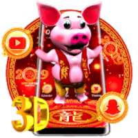 3D Pig Launcher Theme * on 9Apps