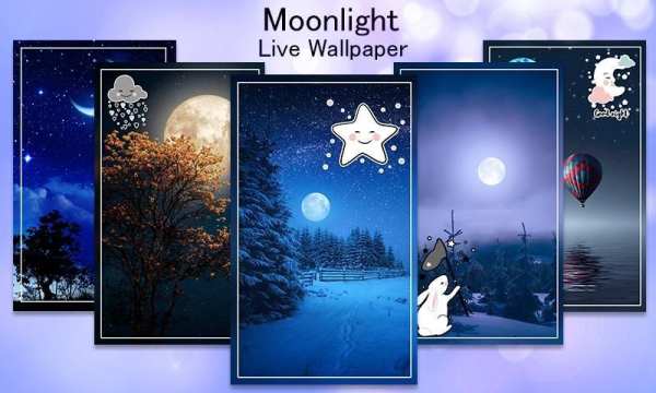 Moon Light Live Wallpaper स्क्रीनशॉट 8