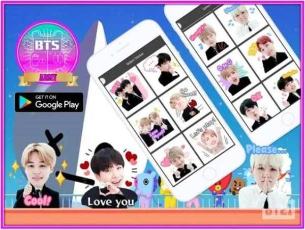 BTS Chat Sticker Editor screenshot 4