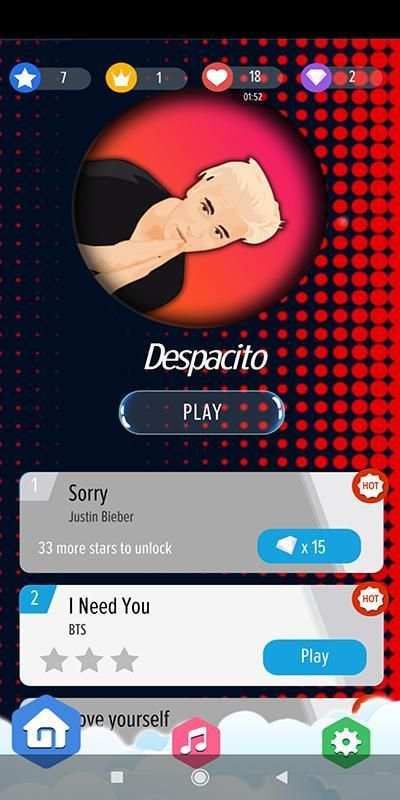 Justin Bieber Piano screenshot 7