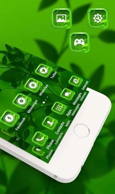 Green Leaf Launcher screenshot 3