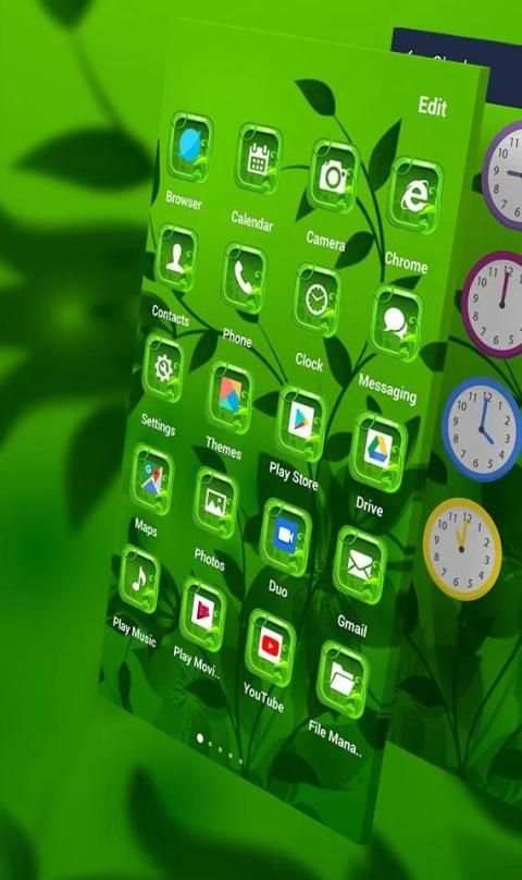 Green Leaf Launcher screenshot 2