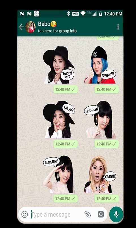 WAStickerApps Korean Idol Stickers screenshot 1