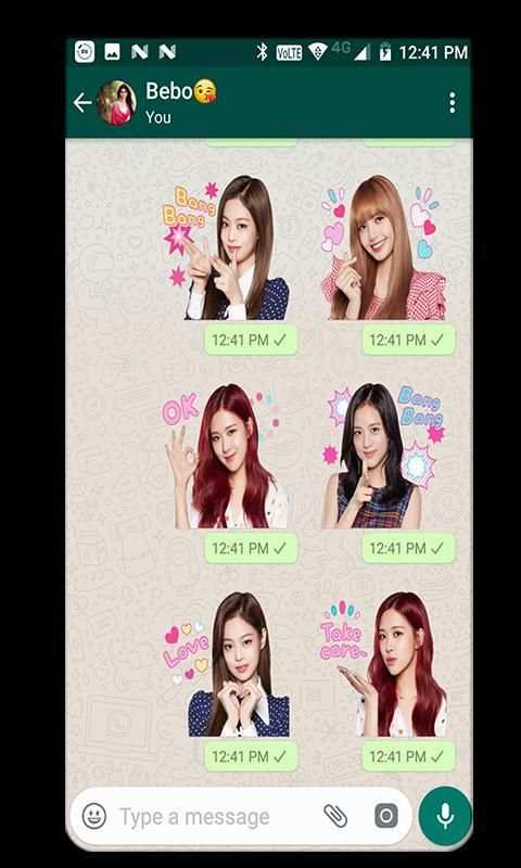 WAStickerApps Korean Idol Stickers screenshot 5