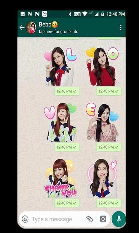 WAStickerApps Korean Idol Stickers screenshot 6