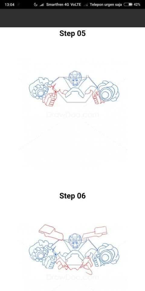Bagaimana Menggambar Transformers screenshot 1