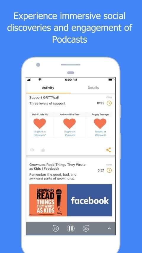 Podcast Player by TuneVu स्क्रीनशॉट 2