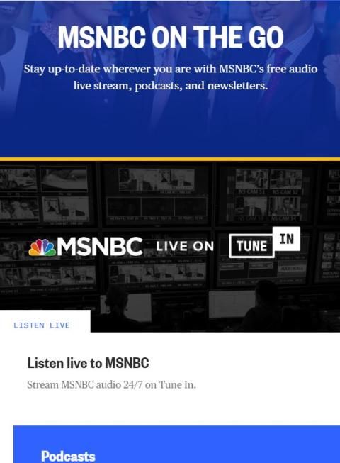 Msnbc free audio sale