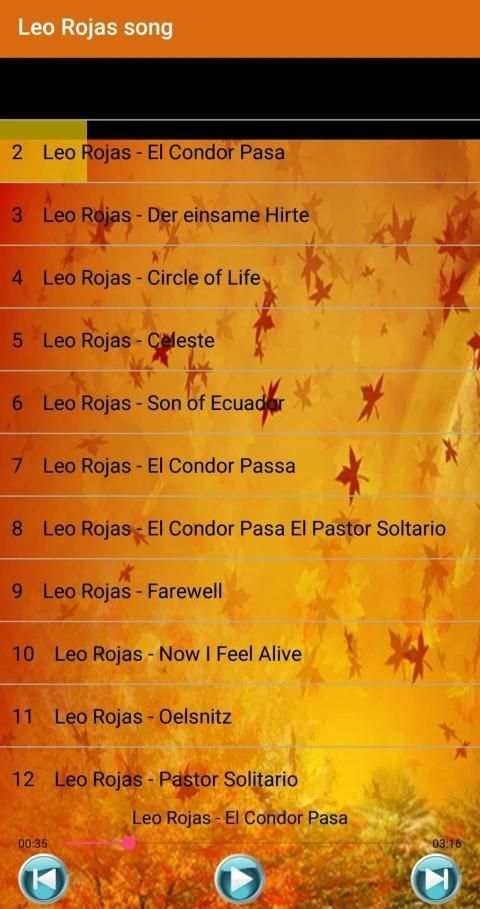 Leo Rojas Song screenshot 5