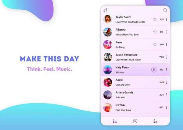 Music player Galaxy Note 9 2019 स्क्रीनशॉट 2