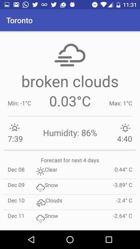 OpenWeather स्क्रीनशॉट 3