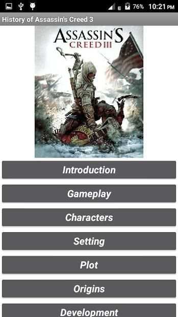 History of Assassin's Creed 3 screenshot 8