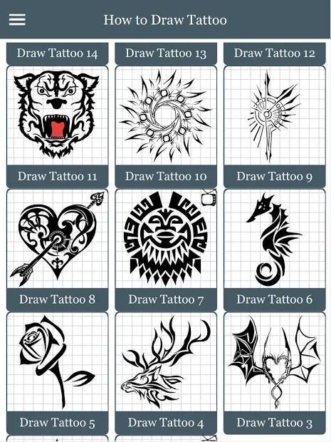 Tattoo Drawing  How To Draw A Tattoo Step By Step