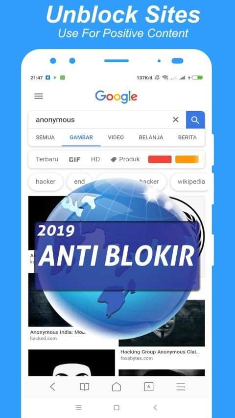 Browser Anti Blokir : Faster Proxy screenshot 2