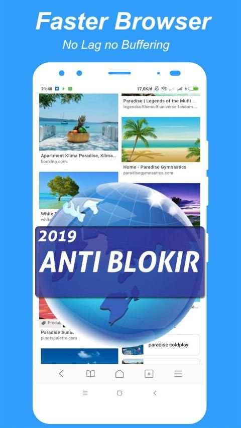 Browser Anti Blokir : Faster Proxy स्क्रीनशॉट 5