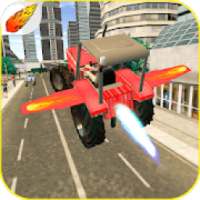 Flying Tractor Driver - Futuristic Flight