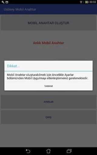 Usbkey Mobil Anahtar v2.0 screenshot 4