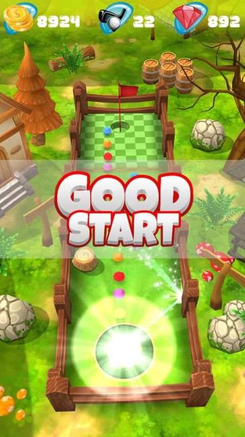 Mini Golf Hero ⛳ स्क्रीनशॉट 1