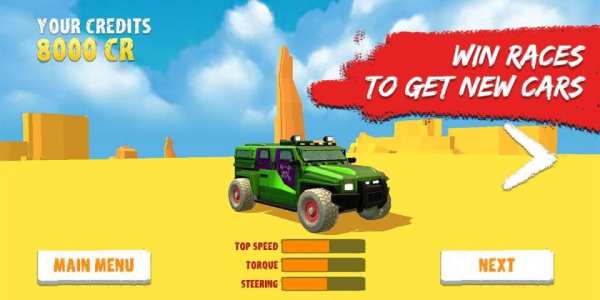 Car Racing - 3D Car Desert Race स्क्रीनशॉट 1